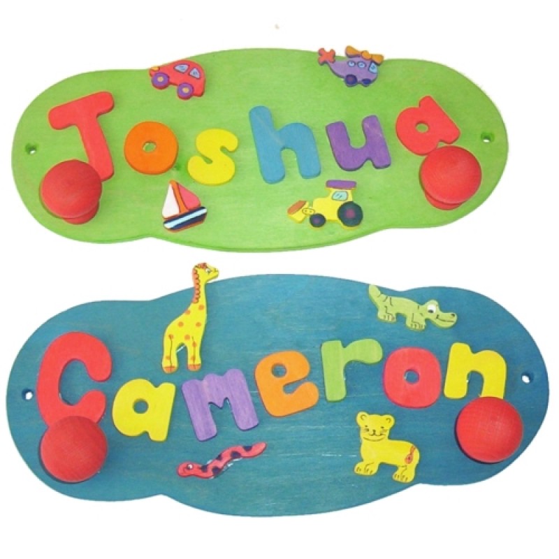 Decorated Name Hanger