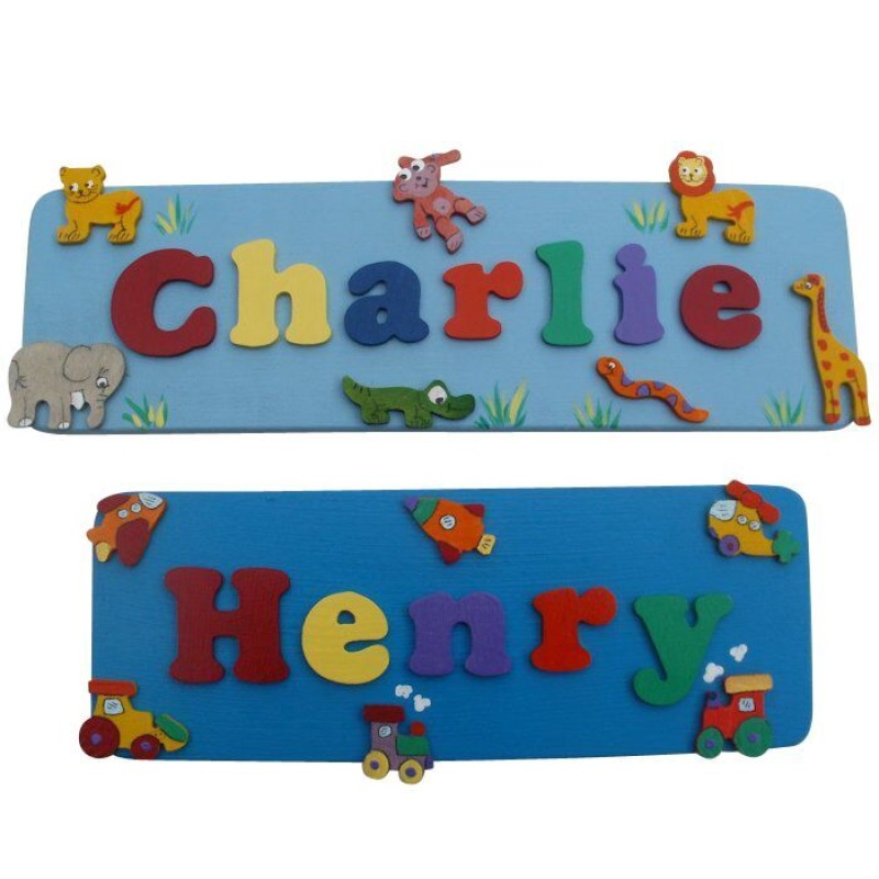 Decorative Name Plaque (Boy)