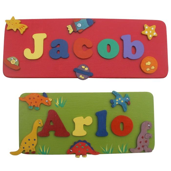 Decorative Name Plaque (Boy)